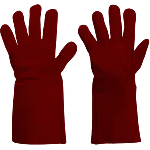 Gants de soudage TIG en cuir de vachette renforcé en grain de chèvre Gants de protection individuelle de construction de sécurité industrielle - Product Image 2