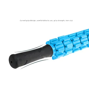 Rouleau de massage musculaire portatif pour femmes, outil de massage des tissus profonds pour le dos, les jambes, le corps et la récupération musculaire après le yoga - Product Image 4