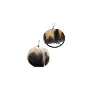 Latest Design 100% Natural Buffalo Horn <b>Earrings</b> Good Quality Horn Jewelry for Women's Wedding - Product Image 4