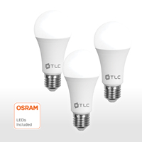 BOS 3W économie d'énergie ampoule LED en alliage d'aluminium E27 Base décorative PC 12V DC éclairage de bureau à domicile AC ROHS hôtels certifiés