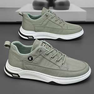 Nuevos zapatos deportivos casuales de otoño para hombre, sin cordones, resistentes al desgaste, para conducir, trabajar, combina con todo, zapatillas planas de moda para hombre - Product Image 2