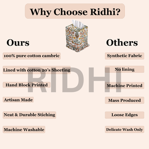 Cubierta para Caja de Pañuelos con Estampado de Volantes Amarillo Dorado Ridhi, Hecha a Mano, Clásica, Duradera, Ecológica, Porta Servilletas Cuadrado para Hogar y Hotel - Product Image 5