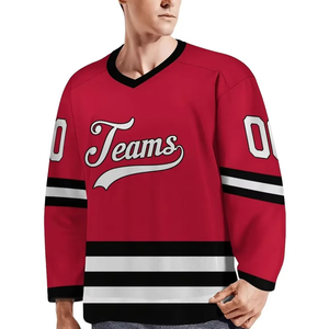 Nueva Llegada, Jersey de Hockey sobre Hielo Personalizado con Nombre de Equipo, Ropa Deportiva Hecha en Pakistán, Camisetas de Hockey sobre Hielo 100% Poliéster para Adultos - Product Image 1