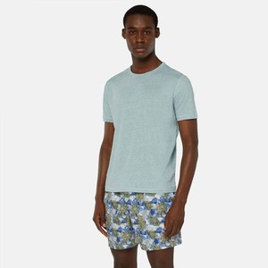 Camiseta Unisex de Cuello Redondo con Efecto Desgastado, de Algodón Orgánico y Jersey Slub - Product Image 1