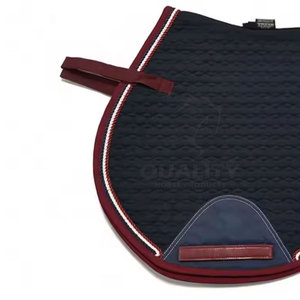 Durable Lightweight Anti-Slip Horse Saddle <b>Pad</b> Moisture Wicking Soft <b>Cushion</b> Polyester Cotton Blend for Western English Saddles - Product Image 6