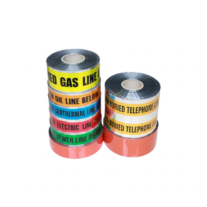 Cinta de Advertencia de Seguridad Wesure de Polietileno, 3 pulgadas x 100 m, Adhesiva, para Señalización de Precaución en Obras de Construcción - Product Image 1