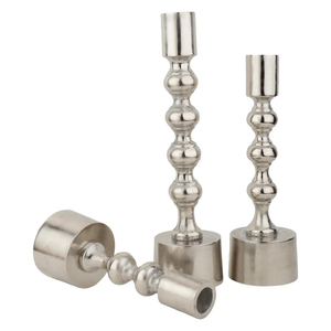 Bougeoir en aluminium rustique fait à la main de style ferme décor à la maison avec décoration de table paquet cadeau pour noël en vrac en gros - Product Image 2