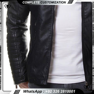 Fabricant OEM sur mesure nouveauté veste de motard de haute qualité pour hommes en cuir de vachette véritable veste respirante à la mode - Product Image 2