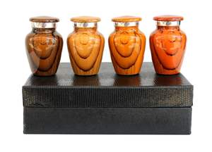 Urnes de crémation en métal de qualité supérieure de style européen pour cendres humaines et animales Petites tailles pour les funérailles et le stockage - Product Image 4