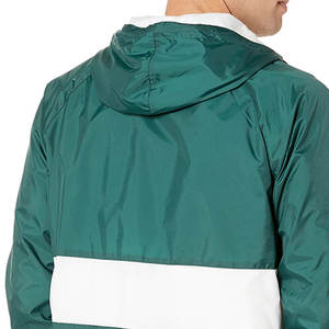 Chaqueta cortavientos con capucha y media cremallera de color personalizada, chaqueta cortavientos impermeable para hombre, venta en línea, diseño OEM con servicio - Product Image 6