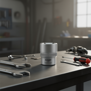 Hazet 1/2'' 6-Point Square <b>Socket</b> with Traction Profile and Knurling - Product Image 3