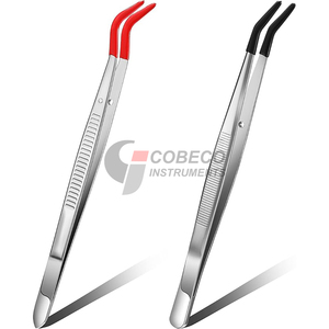 Pinces médicales en acier inoxydable antidérapantes, précision, droites, courbées, stériles, pinces chirurgicales - Product Image 6