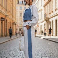 Ensemble deux pièces surdimensionné pour femmes, matière douce, tenue de détente, ensemble deux pièces surdimensionné pour un usage quotidien