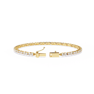 Fabulous 18K <b>Gold</b> Lab Grown Diamond Bracelet & <b>Bangle</b> - Product Image 3