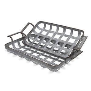 Ensemble de 2 plateaux de service galvanisés de qualité supérieure vintage Forme et taille personnalisées pour centre de table à usage domestique à des prix abordables - Product Image 1