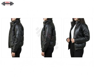 Chaqueta de Mujer de Alta Calidad OEM 2025, Chaqueta Informal de Otoño para Mujer, Chaqueta Extragrande para Damas, Talla Personalizada, Cuero Personalizado - Product Image 5