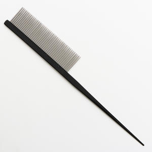 Peine para mascotas ligero de acero inoxidable ecológico al por mayor estilo clásico 28mm X 180mm para gatos y perros - Product Image 1