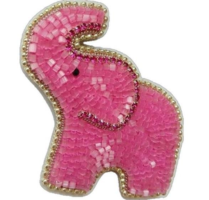 Porte-clés en perles de rocaille brodées avec étiquette personnalisée, porte-clés brodé en perles de rocaille avec nom pour breloques de sac - Product Image 5