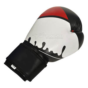 Gants de boxe en cuir durables avec logo personnalisé, options de couleur unie, évacuation de l'humidité, gants d'entraînement unisexes - Product Image 3