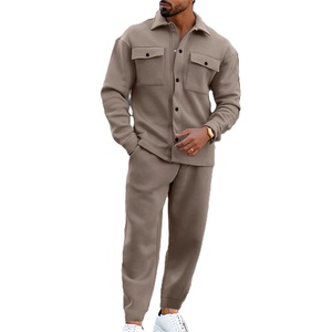 Survêtements d'hiver légers pour hommes de qualité supérieure, 100 % coton, écologiques, unis, respirants et à séchage rapide, vente en gros - Product Image 1