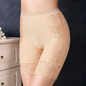 Plus Size Safety Short Pants Women Seamless Under Skirt Boxers For Women Sexy <b>Lace</b> Anti Chafing Panties Underwear - Product Image 3