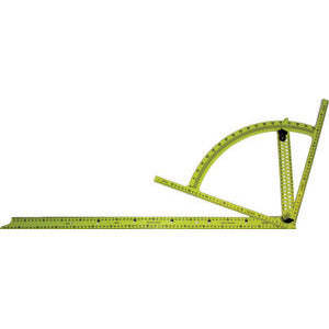 Set of <b>Squares</b> and Protractor Hand-Powered 4299gl - Product Image 1
