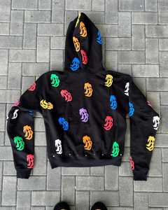 Chándal de algodón de alta calidad 2026 para hombre, conjunto de Jogger con capucha bordada, jersey de gran tamaño, sudaderas con capucha, pantalones de chándal, conjunto de 2 piezas lavado - Product Image 5