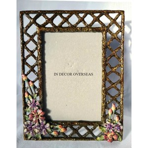 Newly Arrival Prime Quality Metal High Grade <b>Gold</b> Plated Eye Catching Look Designer Rectangle Shape <b>Photo</b> <b>Frame</b> In Best Price - Product Image 4