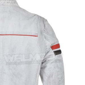 แจ็กเก็ตหนังสำหรับผู้ชายแบบระบายอากาศได้ดีเสื้อแจ็กเก็ตหนังสำหรับขี่มอเตอร์ไซด์ออกแบบได้ด้วยตัวเองจากปากีสถาน - Product Image 6