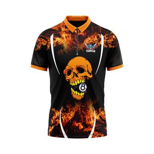 Chemises de billard polo de billard pour femmes et jeunes imprimées sur mesure Ensemble de table de billard pour hommes - Product Image 1