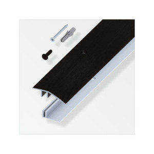 Terminale à glissière pour parquet noir brossé 100 cm - Product Image 1