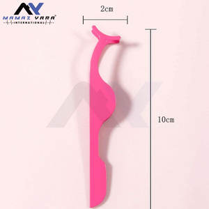 Aplicador de pestañas de color rosa de acero inoxidable, herramienta de aplicación precisa para instrumentos de belleza personalizados, uso de extensiones de pestañas - Product Image 6