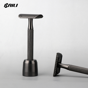 Mens <strong>Straight</strong> Blades Safety <strong>Razor</strong> Zinc Alloy Stainless Steel Double <strong>Edge</strong> Shaving <strong>Razor</strong> - Product Image 1