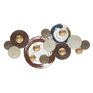 Wholesale Antique Finish Metal Sand Dollar <b>Wall</b> Hanging Unique Decorative <b>Wall</b> Art For Living Room Bedroom Or Office Low Price - Product Image 3