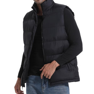 Gilet matelassé en toile décontracté classique pour homme, 100% polyester, nouvelle arrivée, tenue d'hiver tendance, fabriqué au Pakistan - Product Image 6