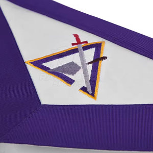 Mandil Masónico al por Mayor, Traje Ceremonial de Francmasonería, Mandil de Francmasonería, Regalia de Logia Azul - Product Image 5