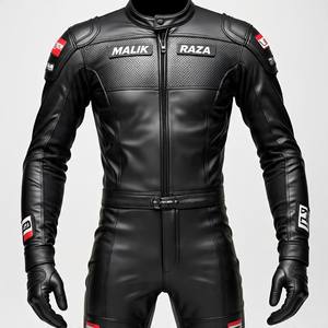 ชุดแข่งมอเตอร์ไซค์แบบกำหนดเองหนังแท้สองชิ้นตัวเลือกทั้งหมดซูเปอร์ไบค์ไรเดอร์ได้รับการรับรองจาก CE คุณภาพการส่งออก - Product Image 4