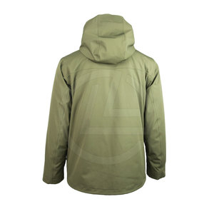 Veste de travail robuste pour homme en tissu peigné durable, col montant, prête pour l'hiver, poches utilitaires, coutures renforcées, style urbain - Product Image 2