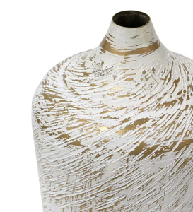 2025 antico <span class=keywords><strong>vaso</strong></span> di metallo <span class=keywords><strong>in</strong></span> ottone bianco antico elegante <span class=keywords><strong>vaso</strong></span> di fiori <span class=keywords><strong>in</strong></span> ferro costiero con Design <span class=keywords><strong>in</strong></span> <span class=keywords><strong>gesso</strong></span> fatto a mano per il soggiorno di decorazioni per la casa - Product Image 2