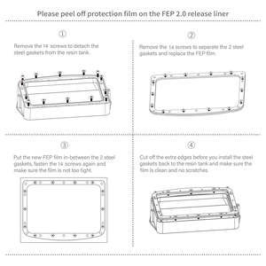 Film PFA pour Mars 3 et Mars 3 Pro (5 pièces) - Product Image 3