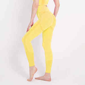 2024 OEM Custom <b>High</b>-<b>Waisted</b> Breathable Gym Yoga Pants Elastic Waist Fitness Yoga Wear <b>Women</b> Spandex/Nylon <b>Leggings</b> Plaid Custom - Product Image 2