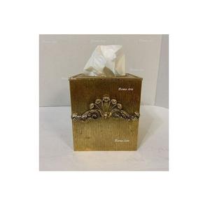 กล่องผ้าเช็ดปากทองเหลืองพร้อมกล่องทิชชู่ขนาดพิเศษ - Product Image 1