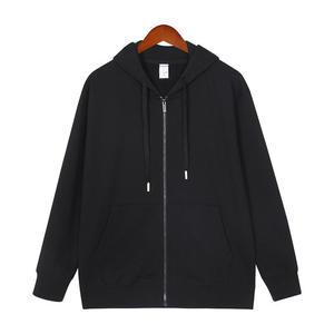 Wholesale Streetwear Men's Hoodie Heavyweight Oversized Vintage <b>Zip</b> up Hoodie High Quality Wash Zipper Hoodies - Product Image 3