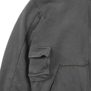 Sweat à capuche unisexe personnalisé en coton lourd à épaules tombantes, vintage, délavé, pour homme, 500 g/m², coupe ample, fermeture éclair, coupe courte, double processus Impex - Product Image 6