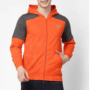 Vêtements de marque OEM, streetwear décontracté, thermique, délavé, uni, 100% coton, hiver, homme, poids lourd, imperméable, écologique, avec poche - Product Image 4