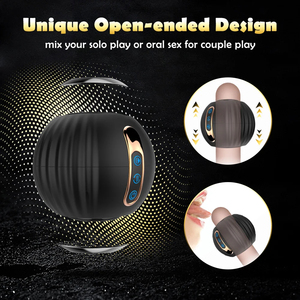 Juguete Masturbador Masculino Automático con Forma de Calabaza, Simulación de Pene para <span class=keywords><strong>Sexo</strong></span> <span class=keywords><strong>Oral</strong></span>, 8 Frecuencias de Rotación de Alta Velocidad y Empuje - Product Image 4