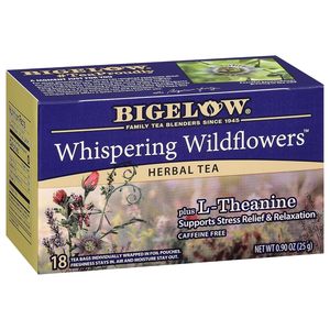 Bigelow Whispering Wildflowers Herbal <b>Tea</b> Plus 18 <b>Tea</b> Bags, 0.9 Ounce (Pack of 6) - Product Image 1