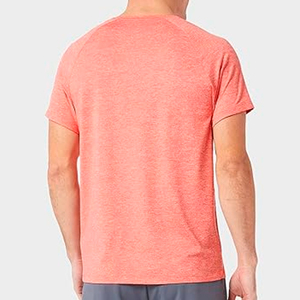 เสื้อยืดออกกำลังกายระบายอากาศได้ดีสำหรับผู้ชายเสื้อยืดออกกำลังกายรัดรูปผ้าฝ้ายไมโครไฟเบอร์100% เสื้อยืดออกกำลังกายสั่งทำโลโก้ได้ - Product Image 3