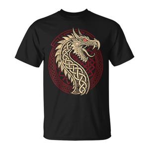 T-Shirt Jrmungandr Serpente del Mondo, Mitologia Celtica e Norrena, Abbigliamento Promozionale - Product Image 1