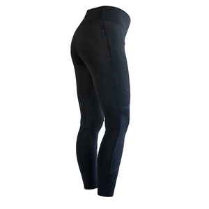 Mujeres de alto rendimiento inteligente de invierno de cintura alta de silicona para montar a caballo mallas ecuestres medias en varios colores - Product Image 1